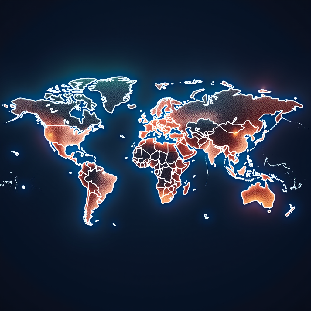 Global map showing interconnected gaming communities across continents with diverse players collaborating and forming social bonds through gaming