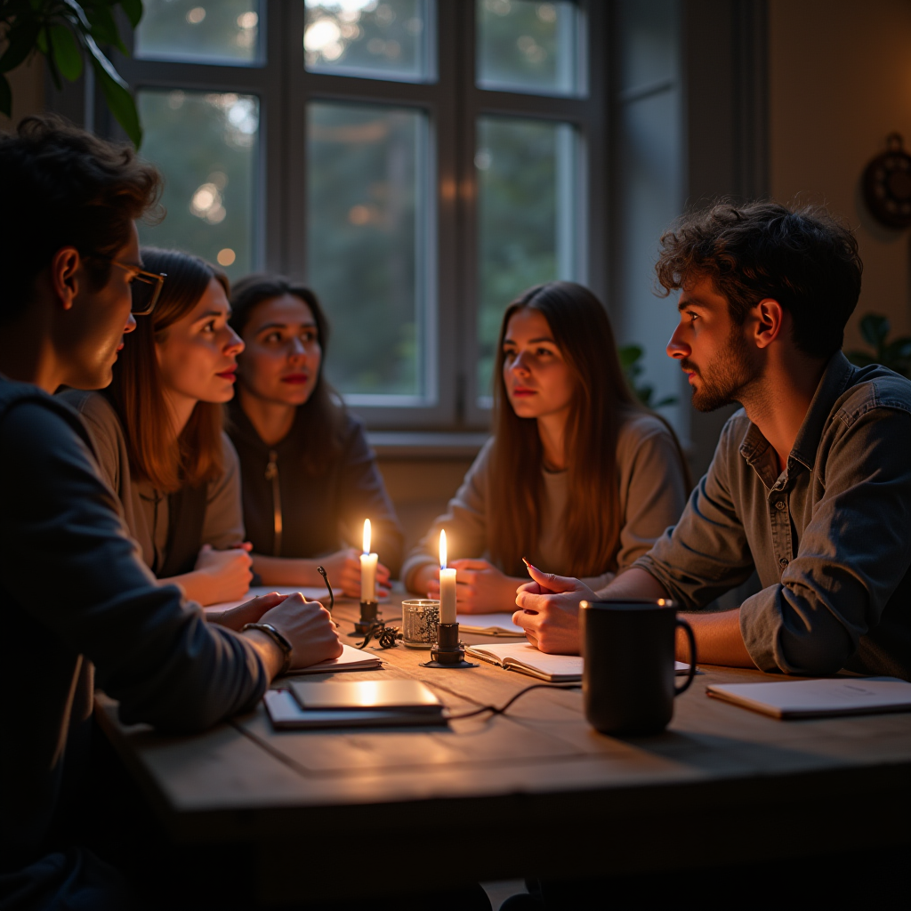 RPG gaming community discussing narrative elements and character development in an immersive fantasy setting